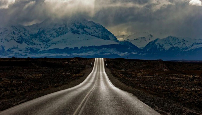 Matthieu Ricard, Route vers El Chalten, Patagonia ©Yellow Korner