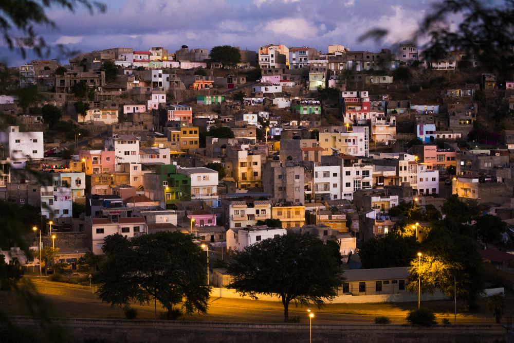 Quartier de Praia, capitale du Cap-Vert.