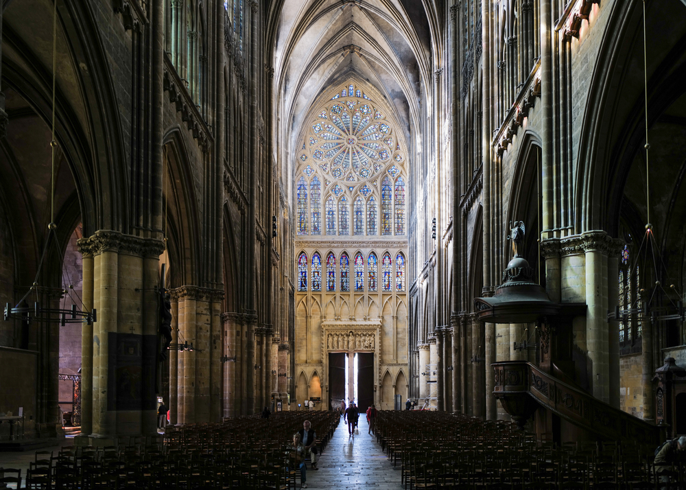 L'intérieur de la cathédrale de Metz