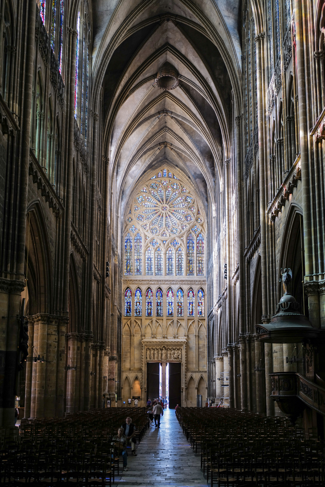 La rosace de la cathédrale de Metz