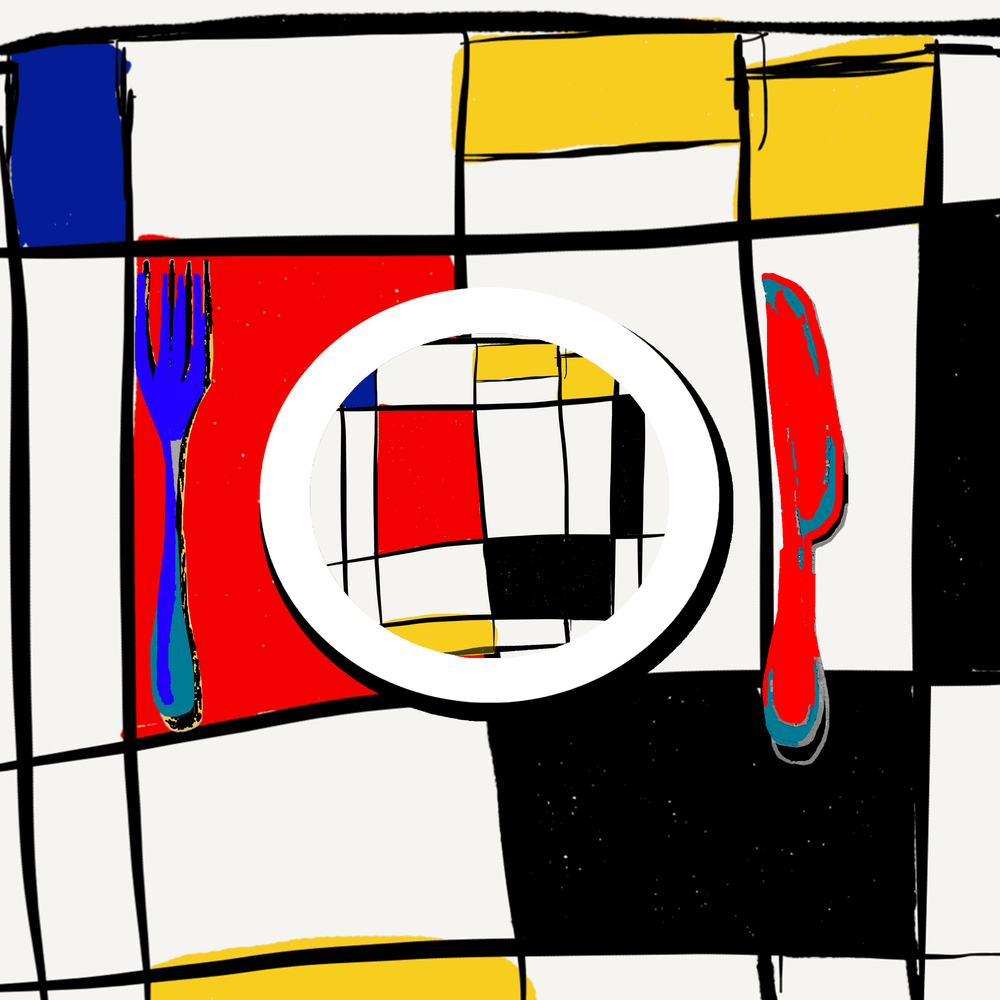 Mondrian inspired - NFT Boutique - by Adam RATTIGAN