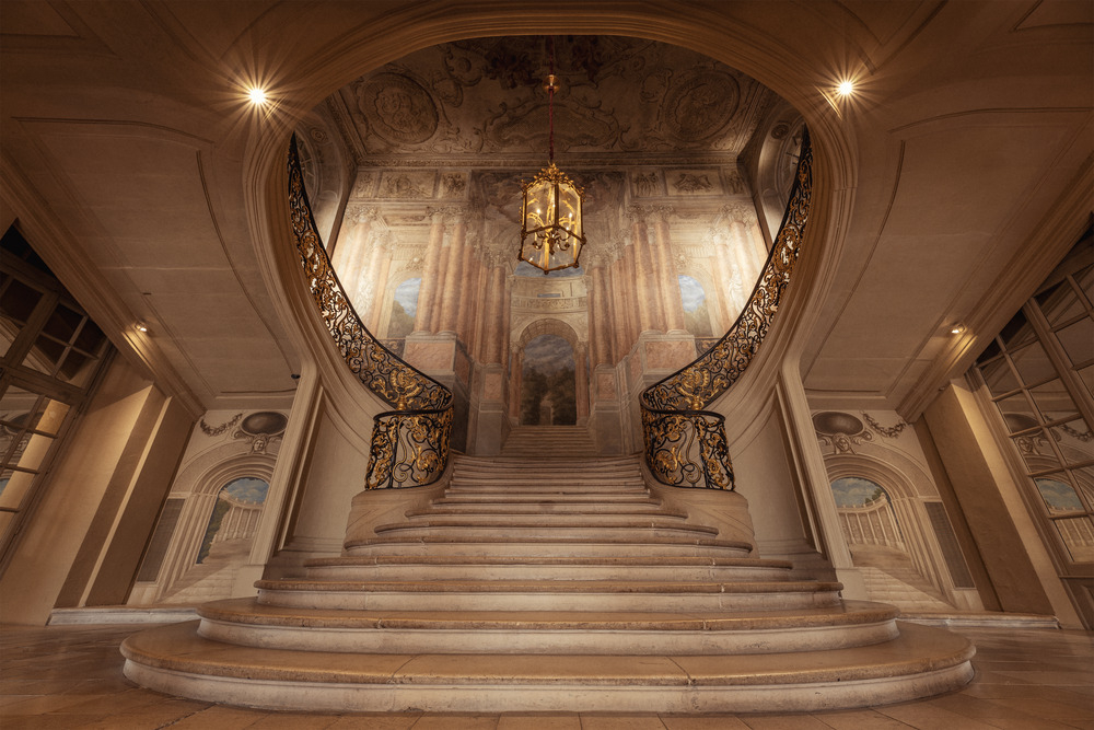 Le Grand Escalier de l'Hôtel de Ville #2 - Couleur // Place Stanislas - Nancy