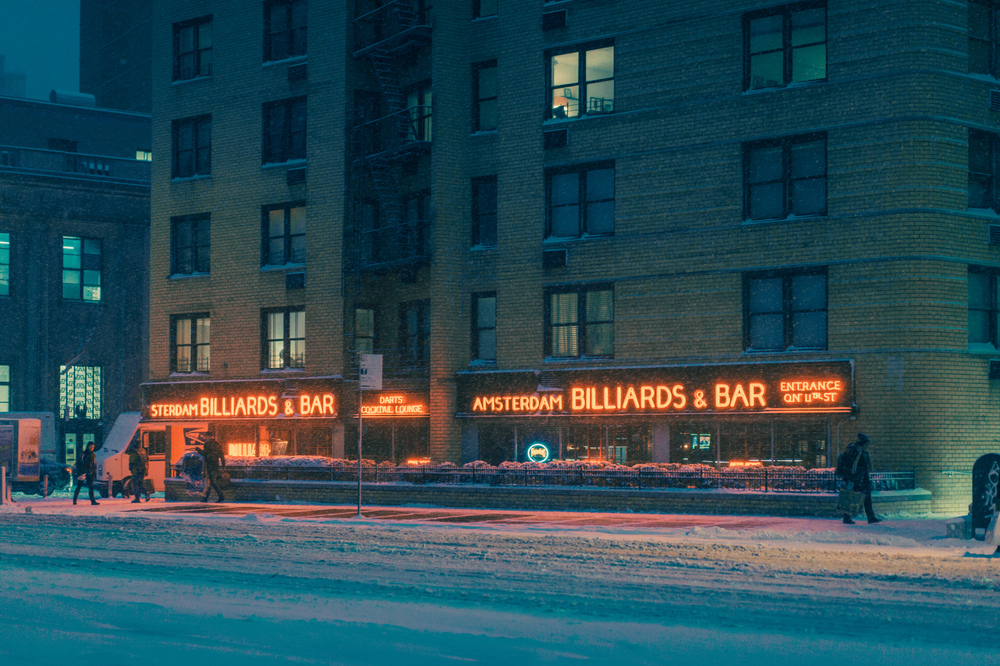 Amsterdam Billiards & Bar - Velvet Snow, NYC