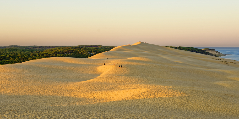 L'aurore sur la dune - De la Dune au Bassin