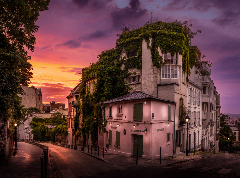 La Maison Rose à Montmartre, Paris