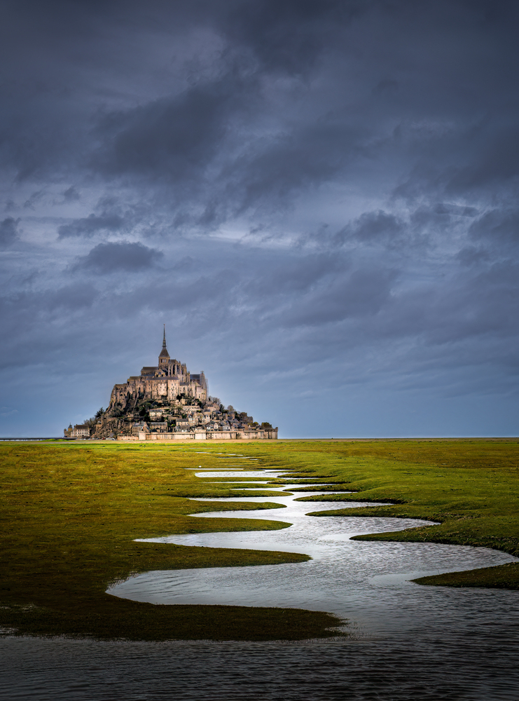 Les méandres du Mont-Saint-Michel