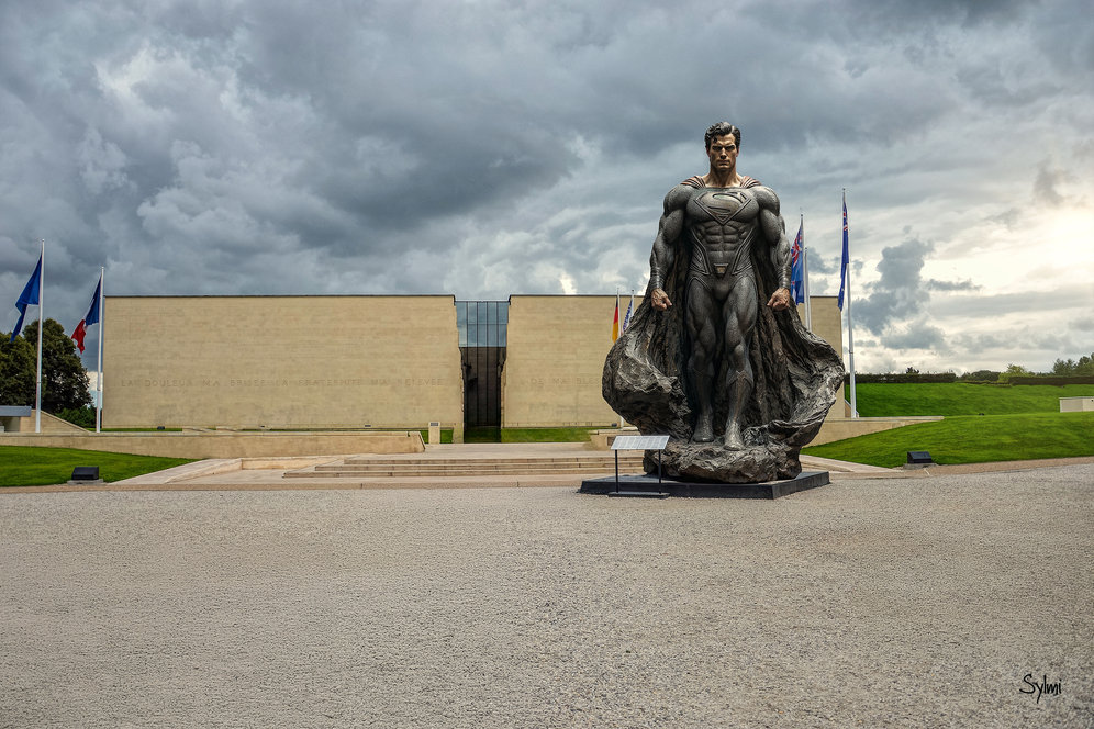 Superman au Mémorial de Caen